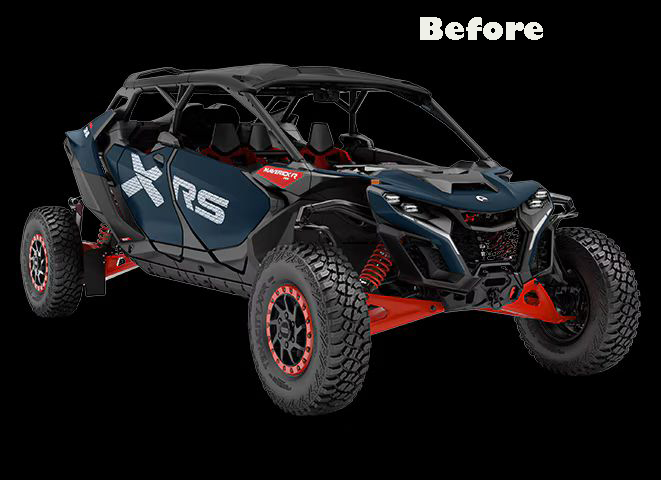 ROKBLOKZ توسعة رفارف "أسود" Can-Am Maverick R 2024+ 3