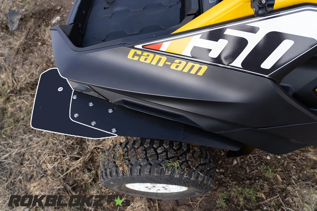 ROKBLOKZ توسعة رفارف "أسود" Can-Am Maverick R 2024+ 4