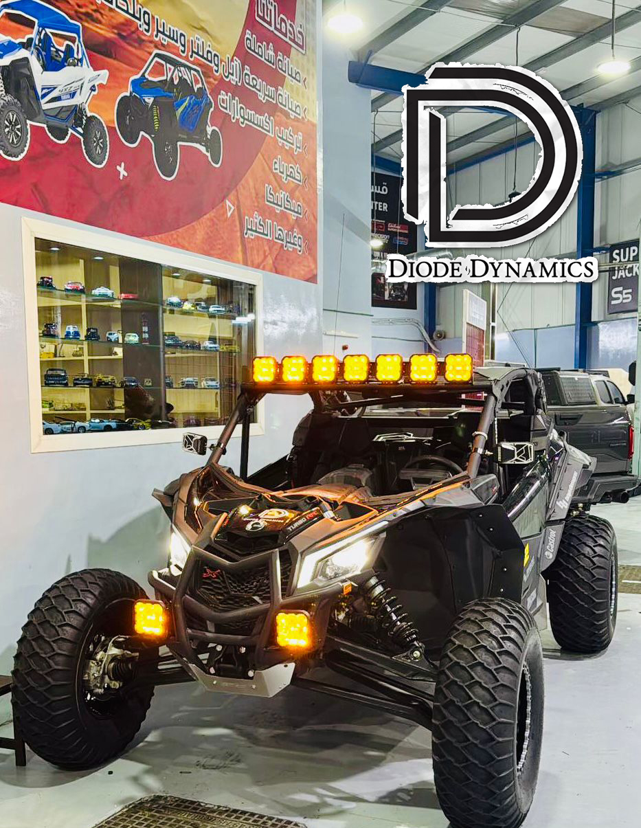 Diode Dynamics SS5 Pro CrossLink 7-Pod LED لايت بار White Combo 44 بوصة 2