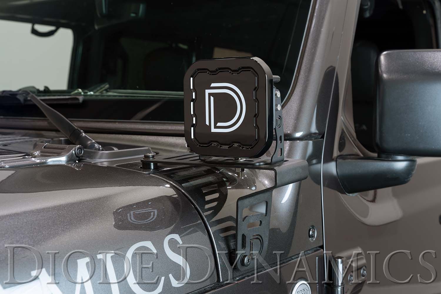غطاء جراب LED SS5 LED من Diode Dynamics، أسود (واحد) 3