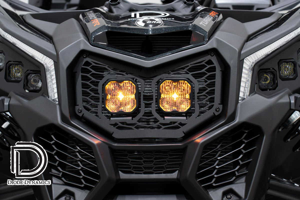 شبكة LED من سلسلة Diode Dynamics Stage لـ Can-Am Maverick X3 2017+ 1