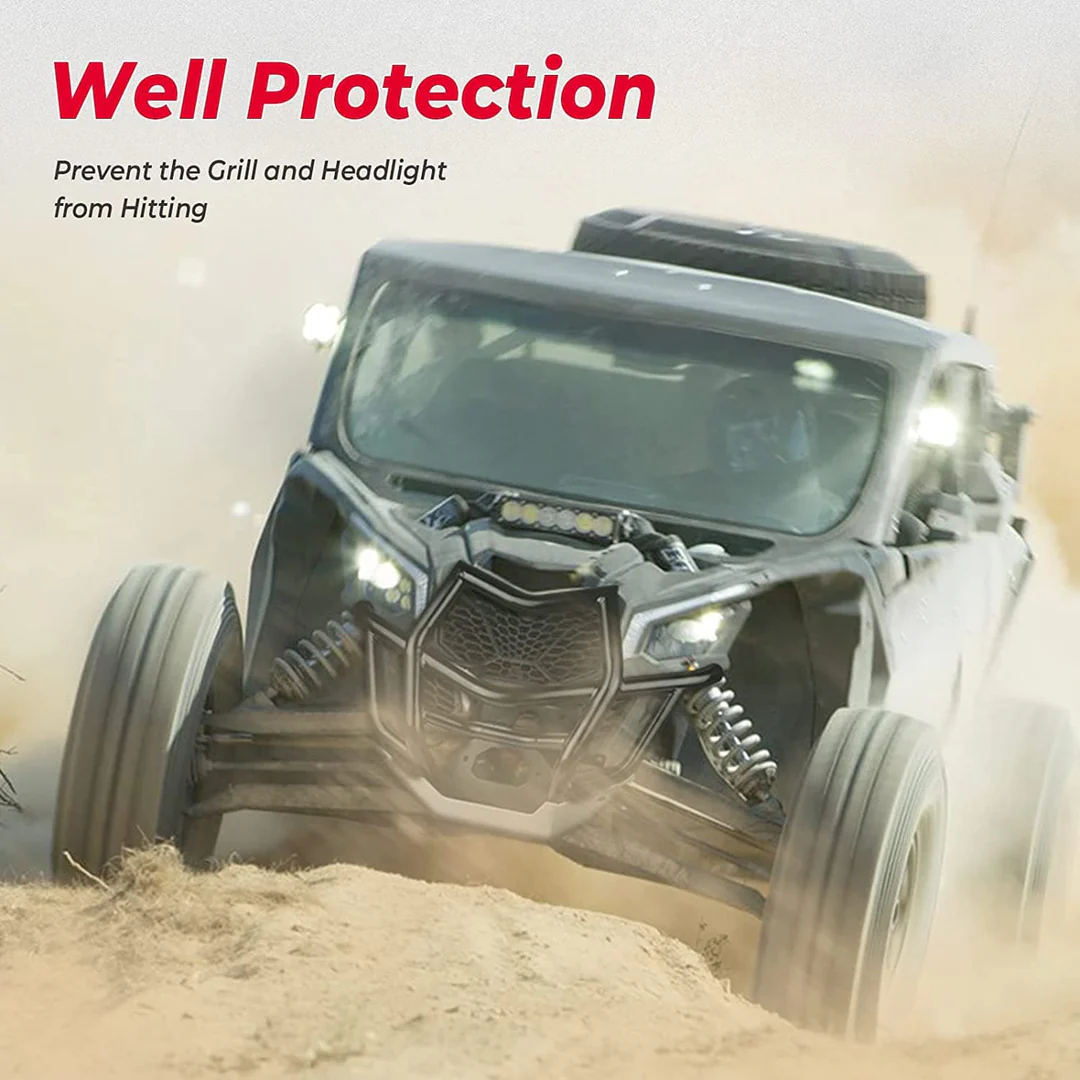 Kemi Moto Front صدام لـ Can-Am Maverick X3/MAX، 2017+ 4