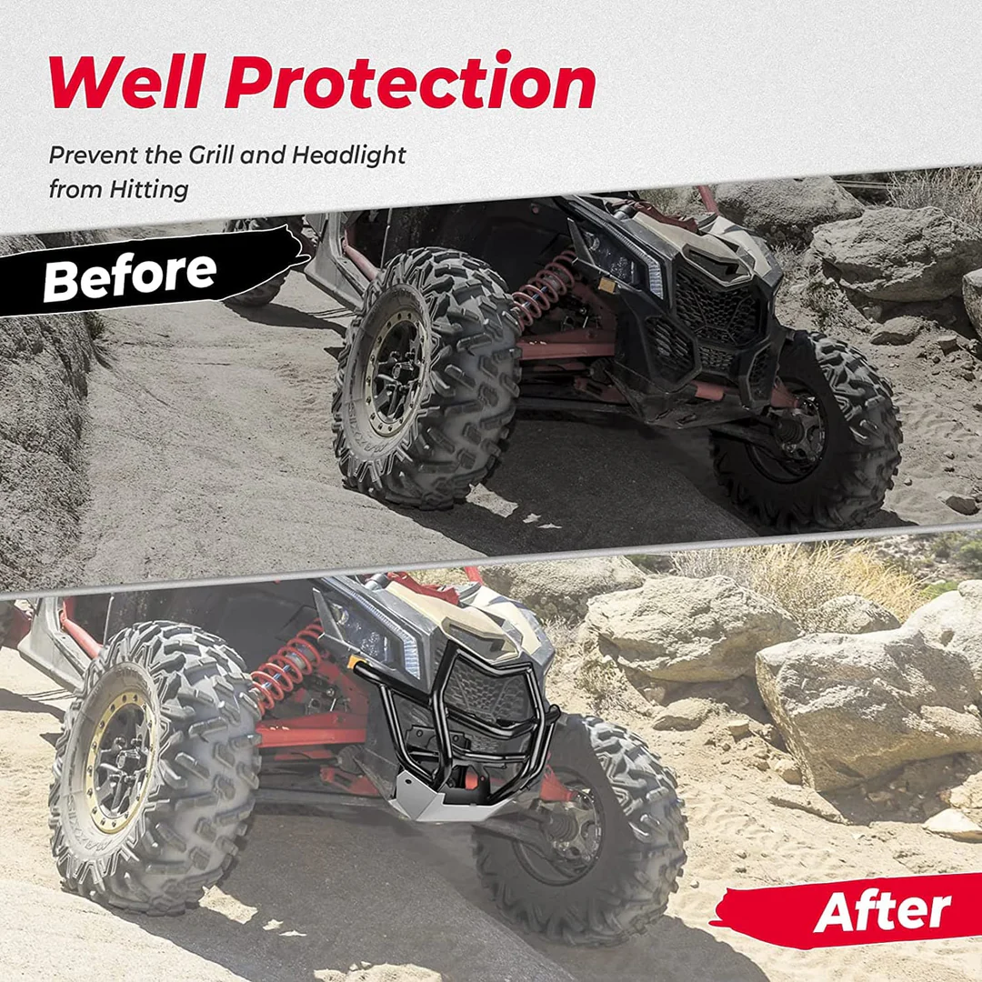 Kemi Moto Front صدام لـ Can-Am Maverick X3/MAX، 2017+ 6