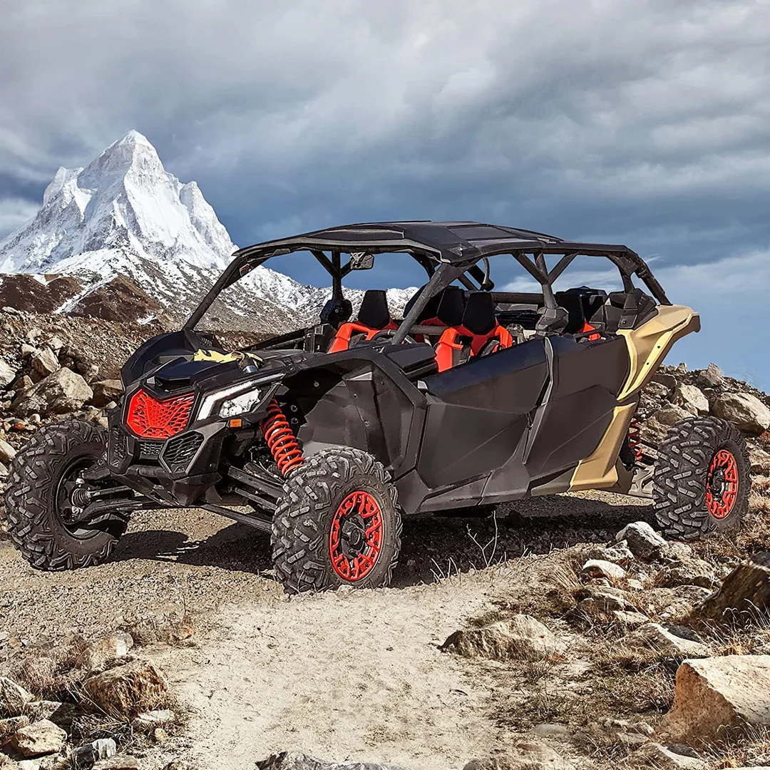 ألواح الأبواب السفلية من Kemi Moto بإطار معدني 4 قطع لـ Can-Am Maverick X3 MAX 2017+ 2