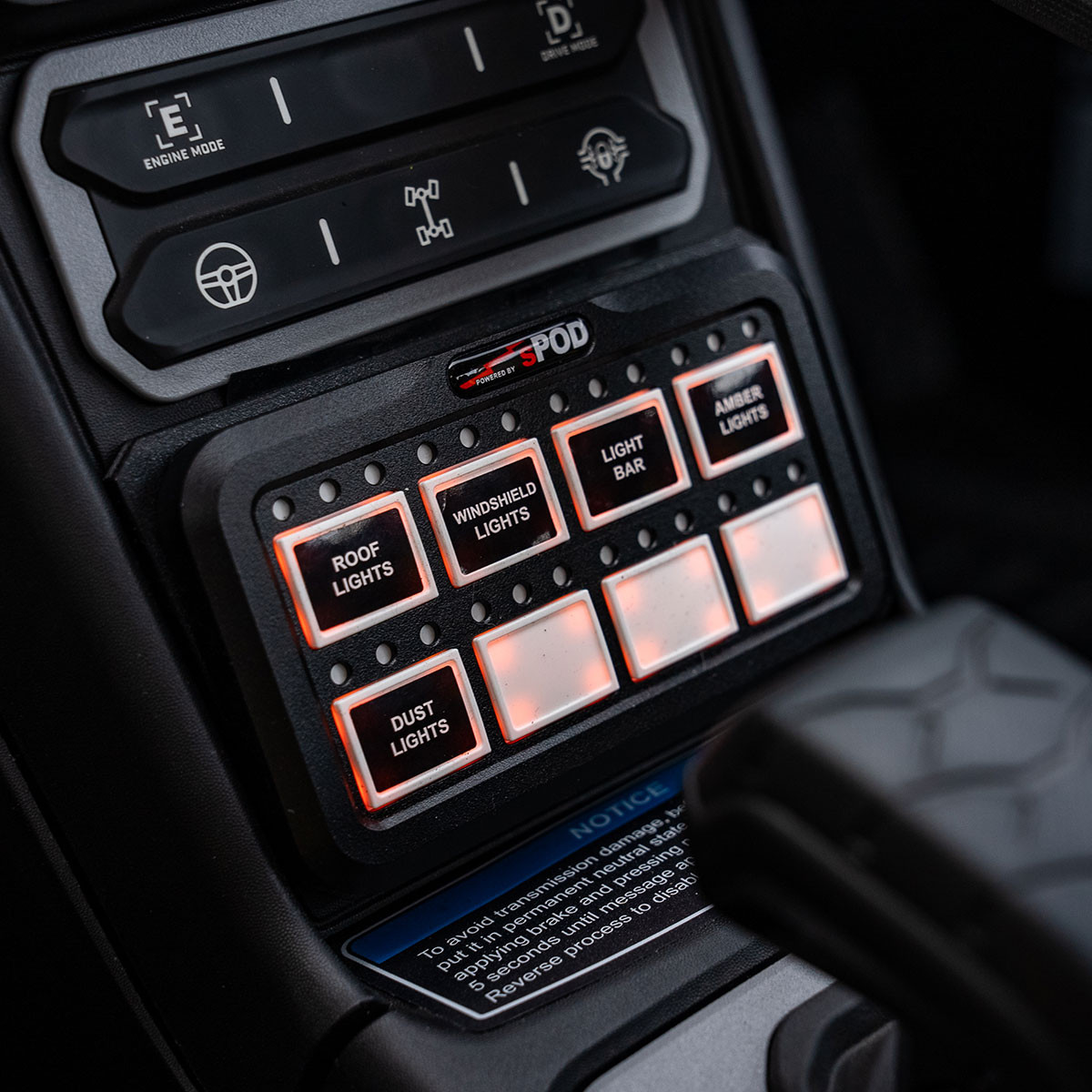 مجموعة وحدة التحكم المركزية SPOD HD BantamX - Can-Am Maverick R 2024 1