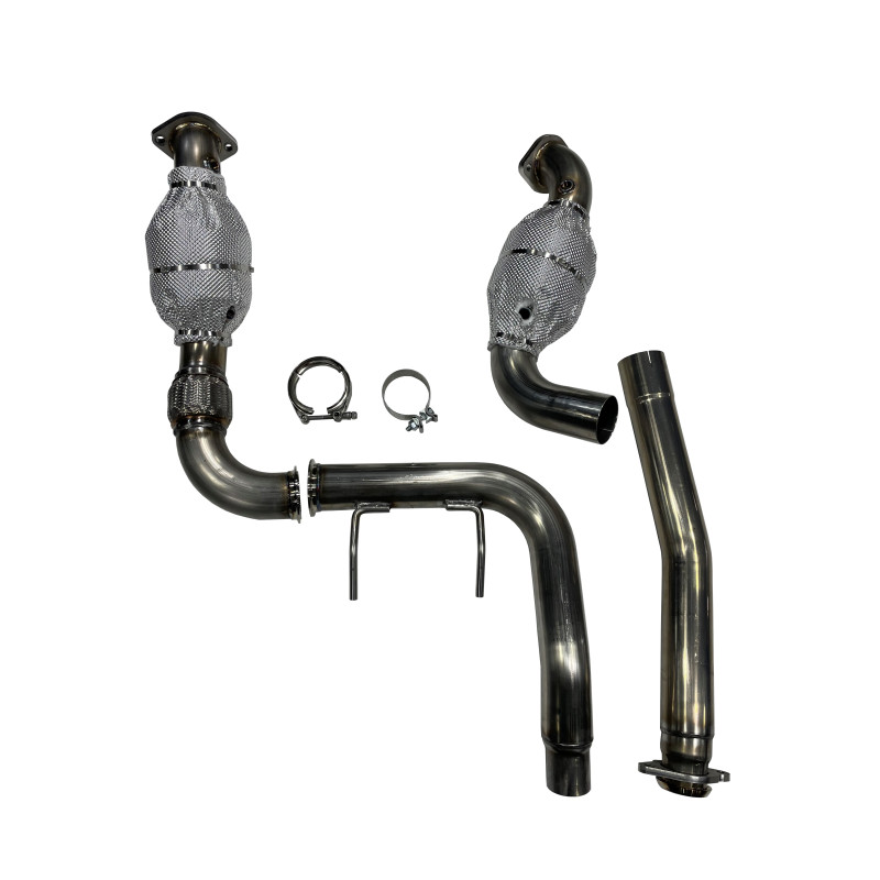 SPD Performance Alpha Catted Downpipes 304SS Ford Ranger Raptor 3.0L 2024+ 2