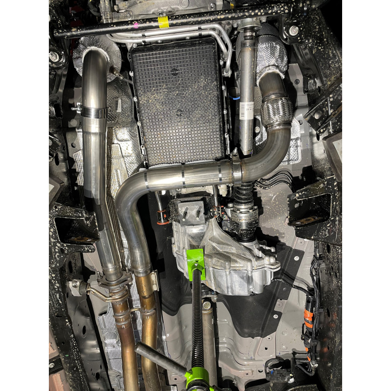 SPD Performance Alpha Catted Downpipes 304SS Ford Ranger Raptor 3.0L 2024+ 3