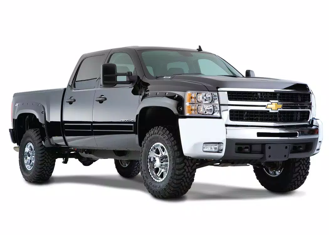 Bushwacker Cut-Out Style توسعة رفارف for Chevy Silverado HD (2007-2013) 3