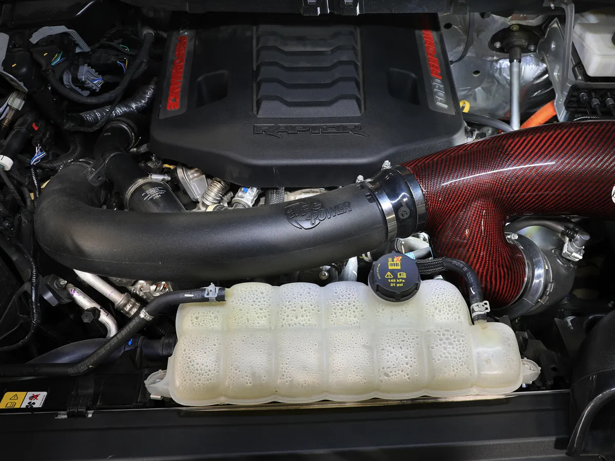AFE Power Turbo Inlet Pipe أسود لـ Ford F-150/ Raptor 2021+ 2