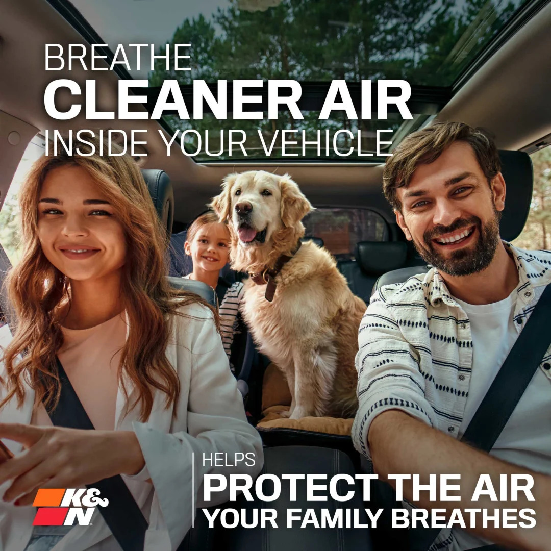 KN Cabin فلتر هواء لـ Ford F-150 / Raptor / F-250/ F-350 4