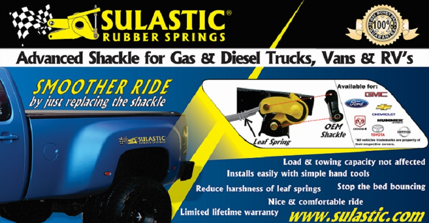 أغلال خلفية زنبركية من Sulastic لسلسلة Ford E (E-350/E-450) 3
