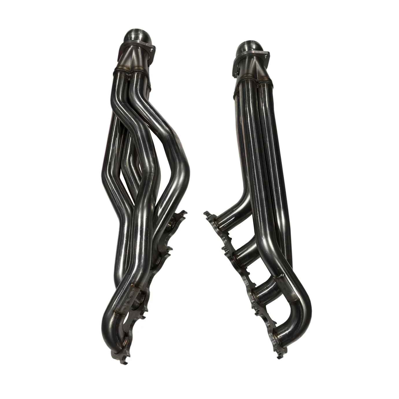 Kooks 1-7/8 بوصة هدرز طويل من الفولاذ المقاوم للصدأ مع مجموعة توصيل على شكل Y-Pipe Catted لسيارة For 2