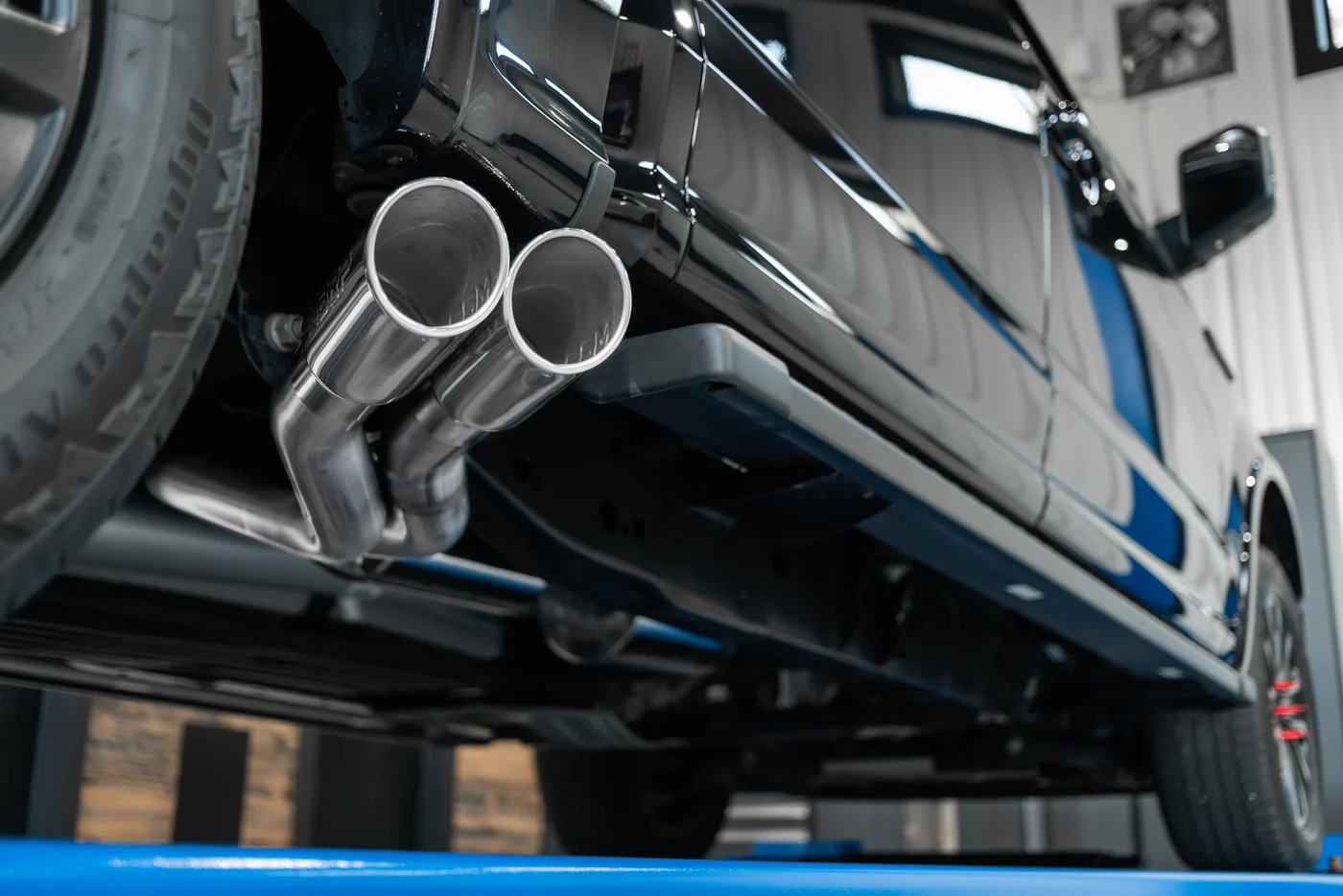 مخرج MBRP مزدوج المحور المسبق من الفولاذ المقاوم للصدأ مقاس 3 بوصات عادم كات باك لسيارة Ford F-150 2 6